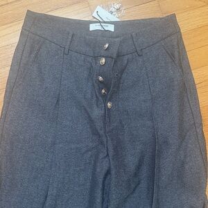 Commense Gray Wide Leg Pants
